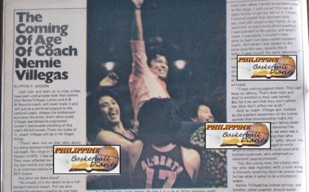 NEMIE VILLEGAS - The Coming Of Age Of Coach Nemie...