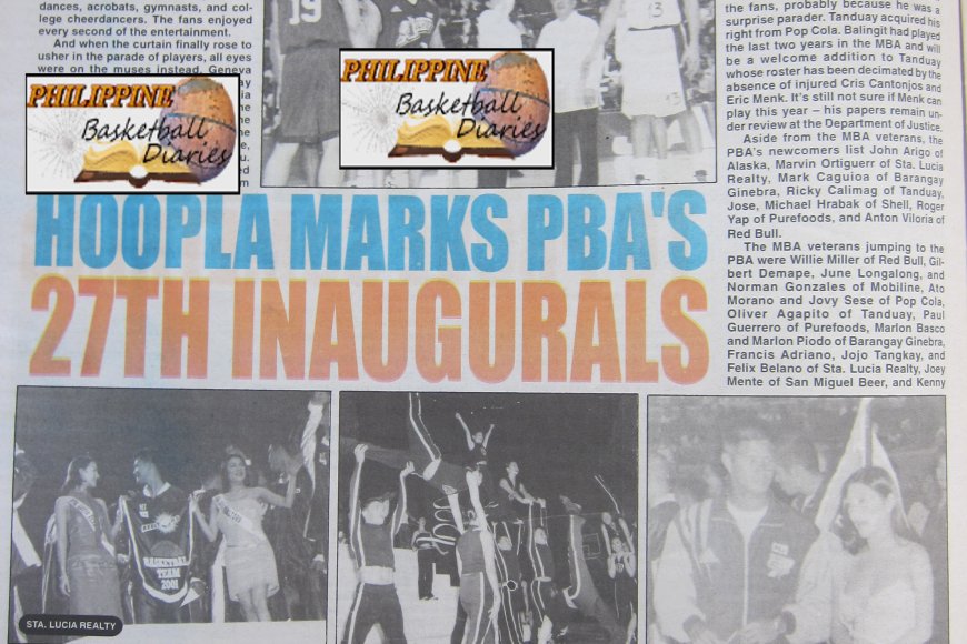 PBA Opening 2001