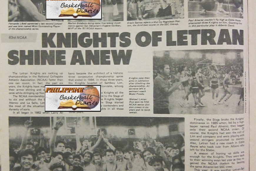 1987 NCAA Champion - Letran