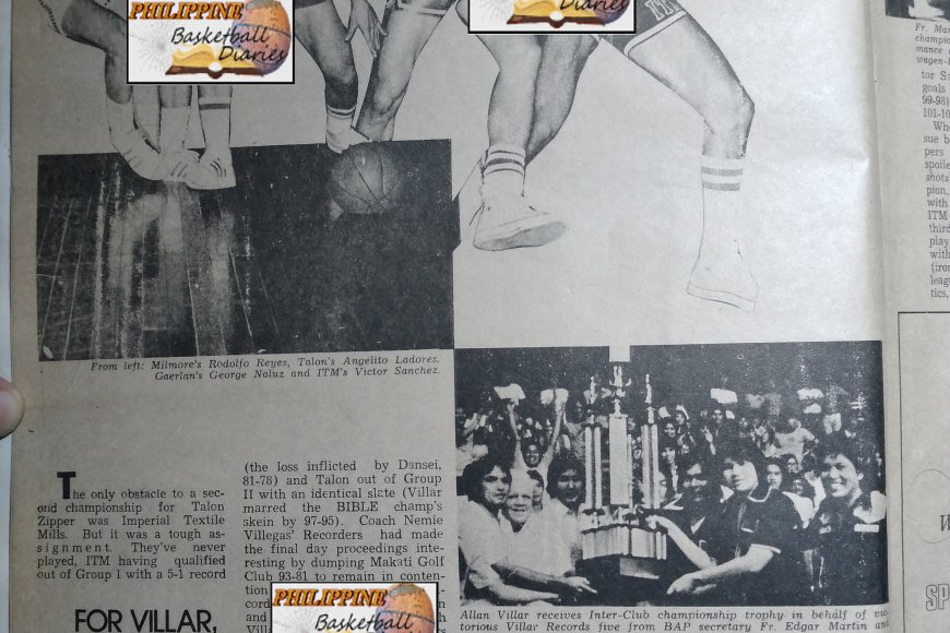 1975 Interclub Champion Villar Records