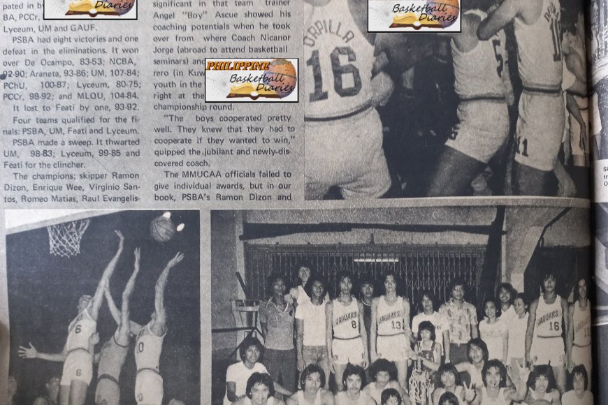 1977 MMUCAA Champion - PSBA