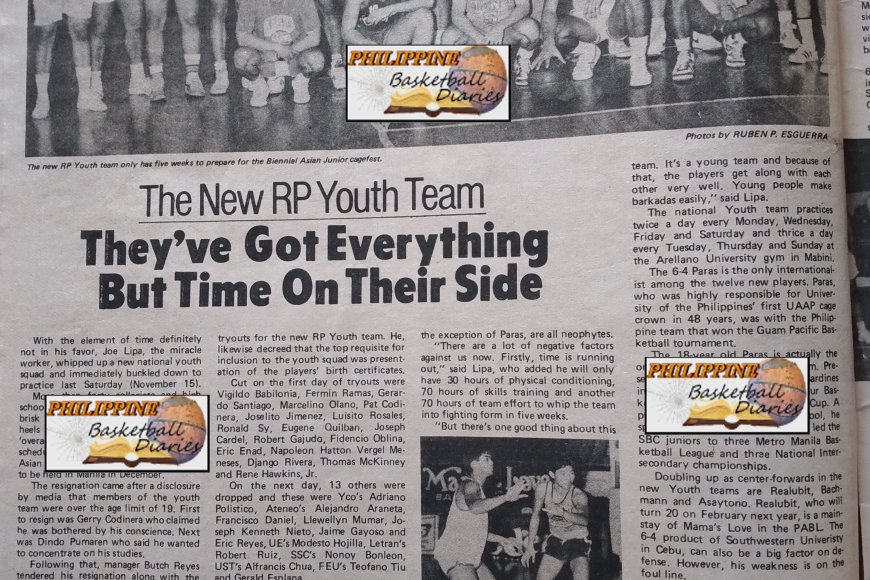 1986 ASIAN YOUTH MANILA PHILS