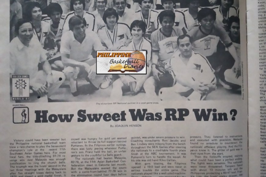 1981 SEA GAMES MANILA PHILS