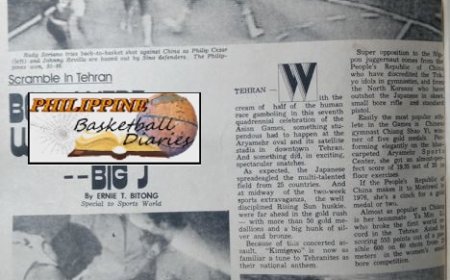 Outlook dim, but RP might surprise in 1974 Asian Games in Tehran, Iran