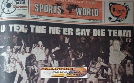 Sports Event Flashback : Before PBA Ginebra NSDA there was MICAA 1974 UTEX NSDA attitude