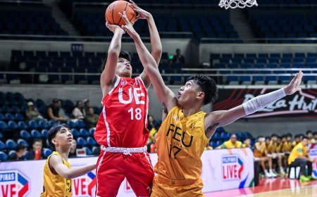 S87 JHS Basketball: UE stuns FEU to take solo lead