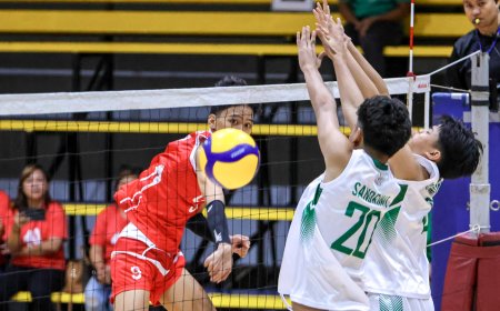 S87 Boys' Volleyball: UE earns first win; Adamson takes early lead