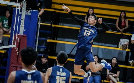 S87 Girls' and Boys’ Volleyball: NU, UE dominate to stay tied for second in boys' volley