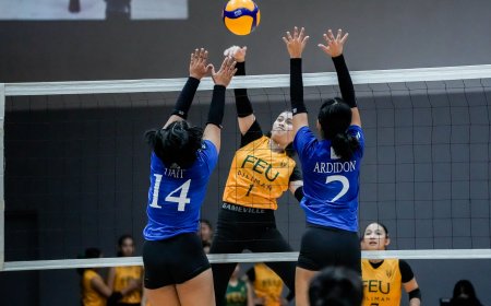 S87 Girls’ Volleyball: FEU, UST remain unbeaten