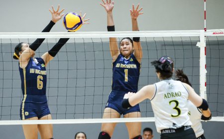 S87 Girls' Volleyball: NU, Adamson deal UST, FEU first defeats