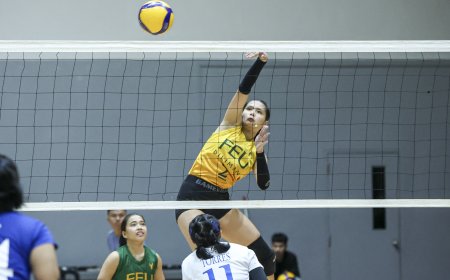 S87 Girls' Volleyball: FEU takes lead after straight set romp of Ateneo