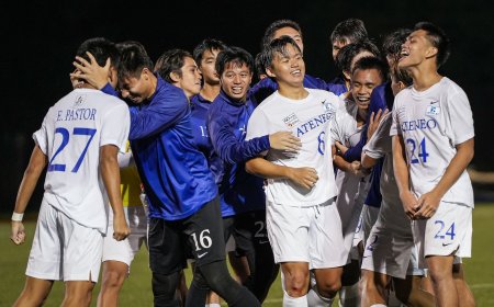 S87 Men's Football: Ateneo remains on top after beating UST, 2-0
