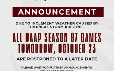 UAAP Season 87: UAAP postpones Wednesday games