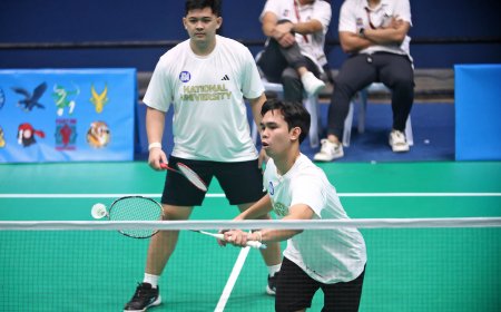 S87 Men's Badminton: NU completes prelim sweep