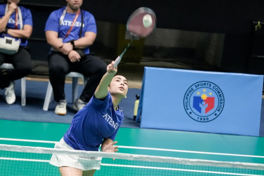 S87 Women's Badminton: Ateneo staves off Adamson to open 'five-peat' bid
