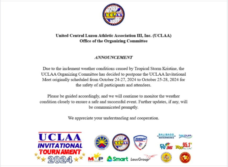 UCLAA opening postponed to October 25, 2024