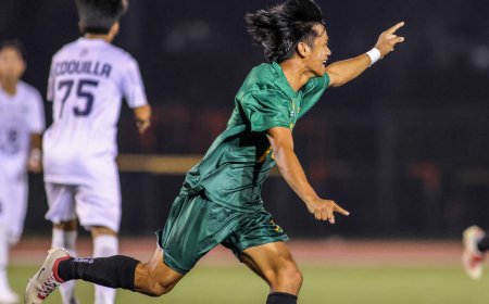 S87 Men's Football: FEU rips apart Adamson, 6-0