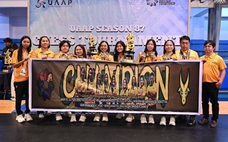 S87 Women's Chess: FEU completes season sweep