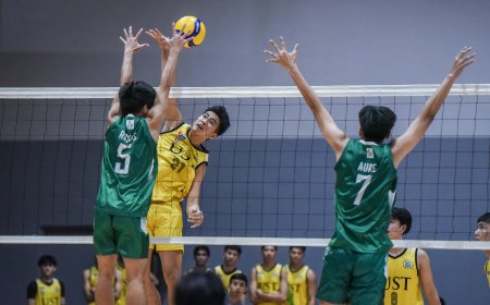 S87 Boys' Volleyball: UST edges NU in 4 to close in on playoff incentive