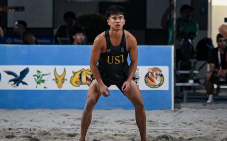 S87 Men's Beach Volleyball: UST, NU punch semis tickets