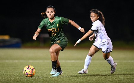 S87 Women's Football: FEU romps past UST to remain on top of the table