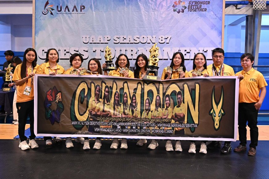 S87 Women's Chess: FEU completes season sweep