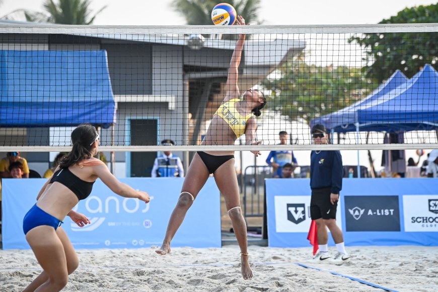 S87 Women's Beach Volleyball: UST, NU secure Final Four spots