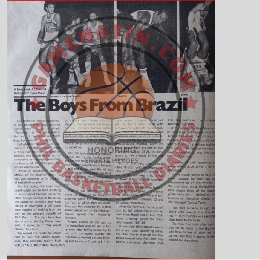 1977 PBA Guest Teams from Brazil and Australia