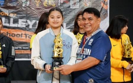 S87 Girls' Volleyball: Cantada keeps MVP tiara in Adamson