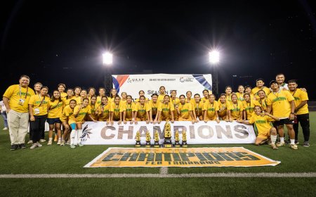S87 Women's Football: FEU completes 'three-peat'