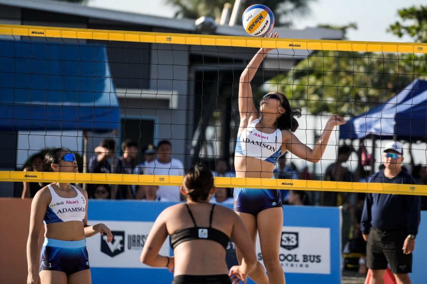 S87 High School Beach Volleyball: Adamson clinches last girls' semis ticket