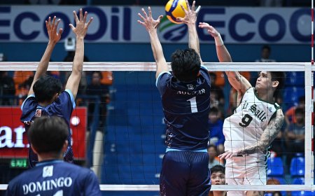 S87 Men's Volleyball: La Salle wins over Adamson