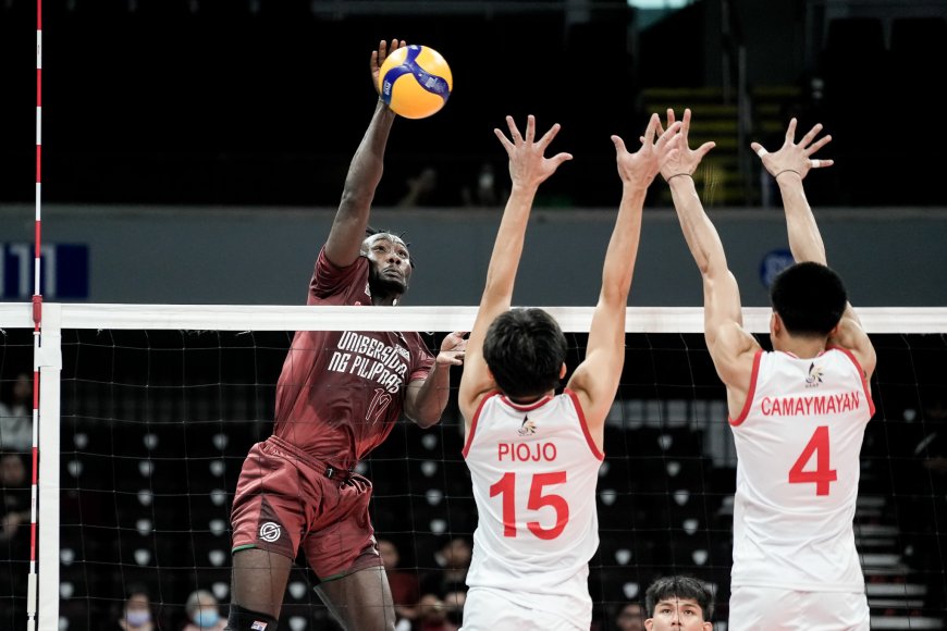 S87 Men's Volleyball: UP wins 5-set thriller behind Raheem's heroics