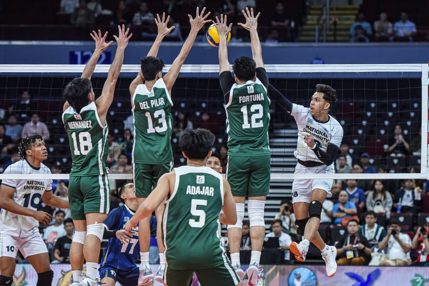 S87 Men's Volleyball: NU wins over La Salle