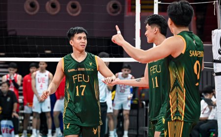 S87 Men's Volleyball: FEU cruises past UE