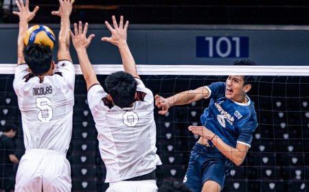 S87 Men's Volleyball: NU wins over UP in four sets