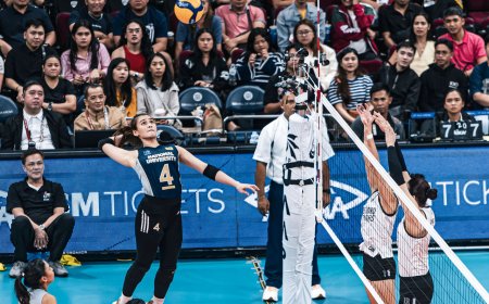 S87 Women's Volleyball: NU remains unbeaten with win over UP