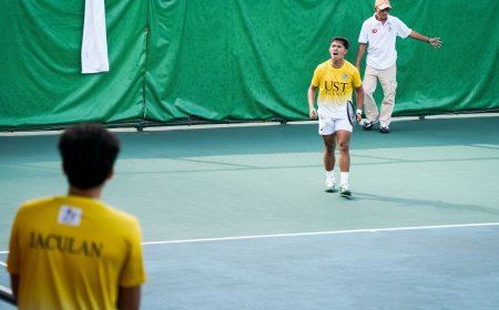 S87 Tennis: UST Male Tennisters near first round sweep