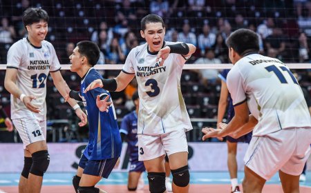 S87 Men's Volleyball: NU completes reverse sweep of Adamson