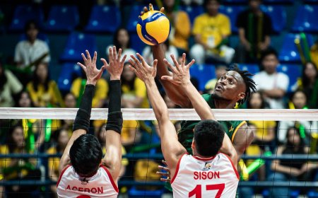S87 Men's Volleyball: FEU beats UE to maintain clean slate