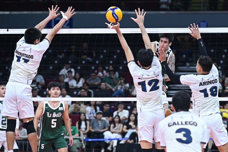 S87 Men's Volleyball: La Salle shocks NU, 3-1