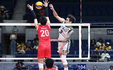 S87 Men's Volleyball: La Salle escapes UE in straight sets