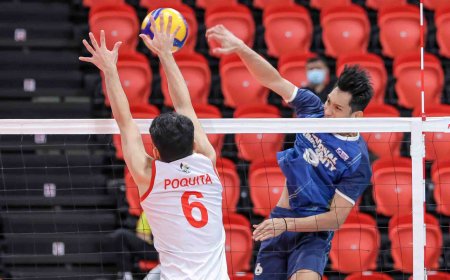 S87 Men's Volleyball: NU secures Final Four spot with win over UE