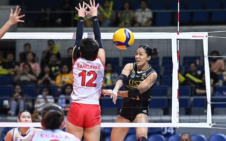 S87 Women's Volleyball: UST routs UE, 3-0