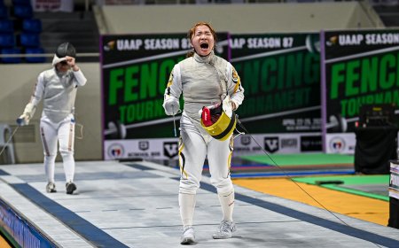 S87 Fencing: Jannah Catantan reclaims UAAP women's foil title