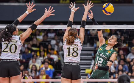 S87 Women's Volleyball: DLSU tames UST, gets twice-to-beat advantage