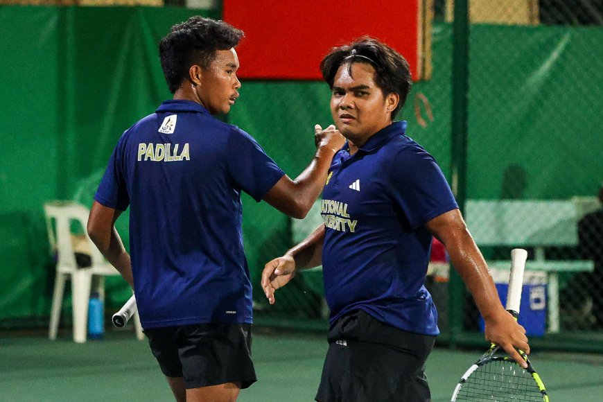 S87 Men's Tennis: Balaoing, Padilla's heroics put NU on Brink of title