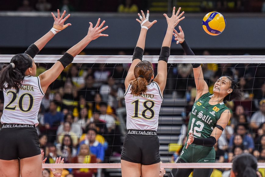 S87 Women's Volleyball: DLSU tames UST, gets twice-to-beat advantage