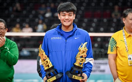 S87 Men's Volleyball Individual Awardees