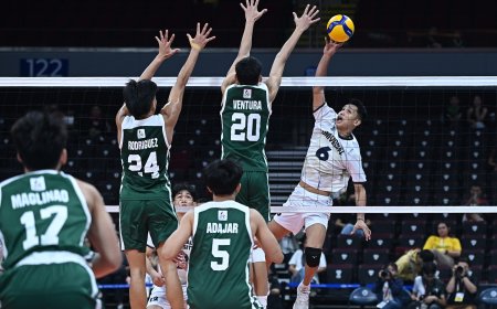 S87 Men's Volleyball Finals: NU-FEU face off on sudden death Saturday
